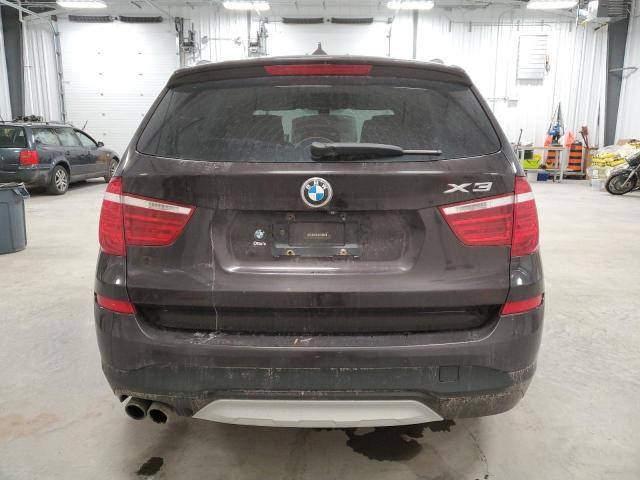 5UXWX9C59F0D60038 - 2015 BMW X3 XDRIVE28I BROWN photo 6