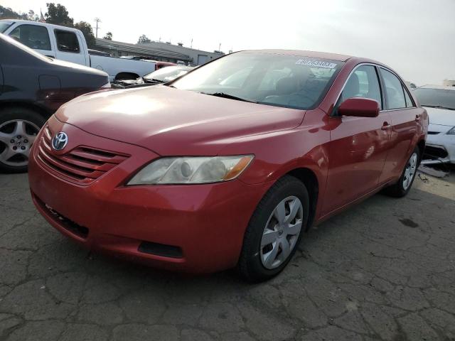 4T1BE46K77U109824 - 2007 TOYOTA CAMRY CE RED photo 1