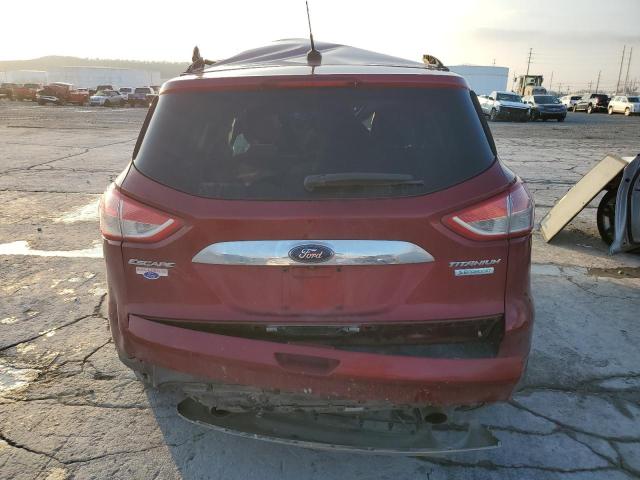 1FMCU0JX2EUC21110 - 2014 FORD ESCAPE TITANIUM RED photo 6