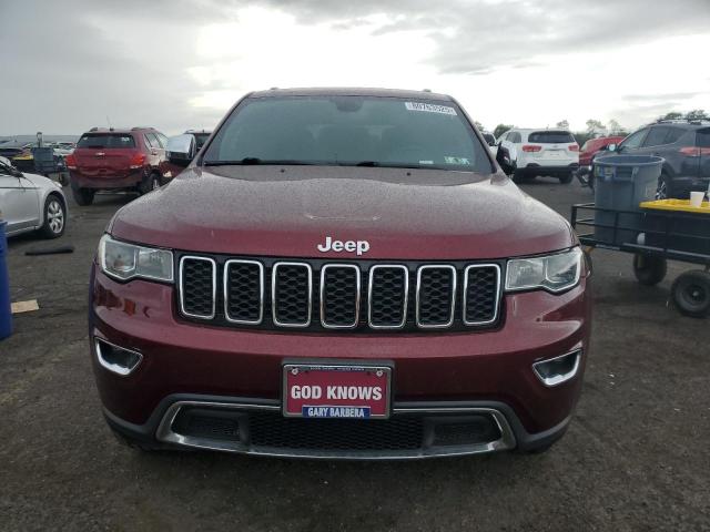 1C4RJFBG8HC802341 - 2017 JEEP GRAND CHEROKEE LIMITED 勃艮第红 照片 5