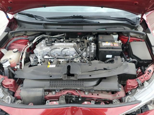 JTDEPMAE8NJ205666 - 2022 TOYOTA COROLLA LE RED photo 11