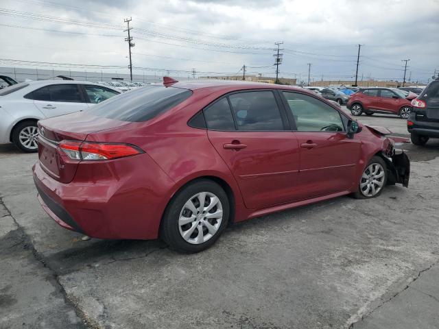 JTDEPMAE8NJ205666 - 2022 TOYOTA COROLLA LE RED photo 3