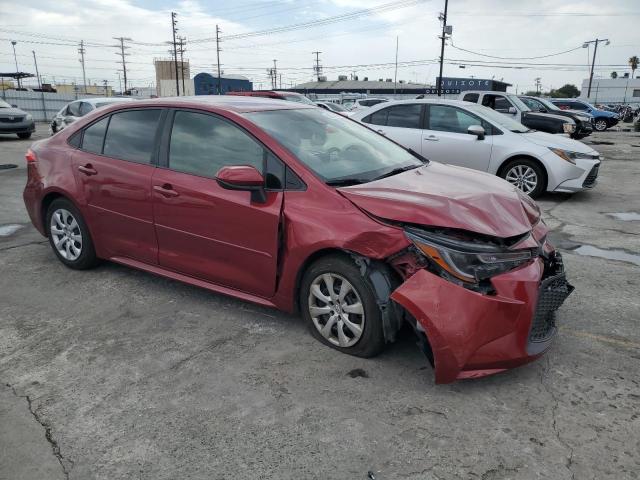JTDEPMAE8NJ205666 - 2022 TOYOTA COROLLA LE RED photo 4