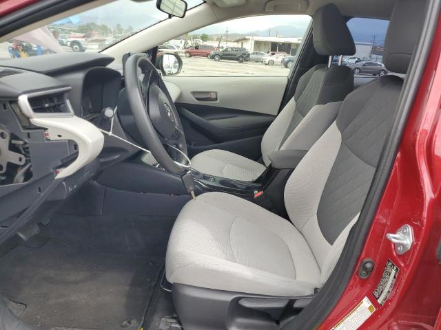 JTDEPMAE8NJ205666 - 2022 TOYOTA COROLLA LE RED photo 7
