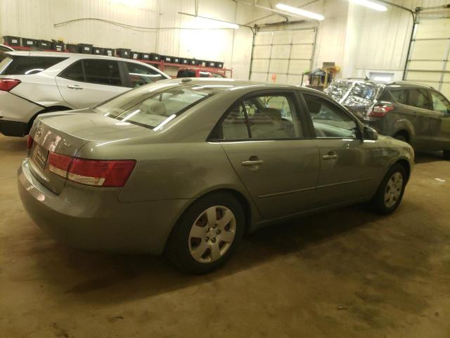 5NPET46CX7H289889 - 2007 HYUNDAI SONATA GLS GREEN photo 3