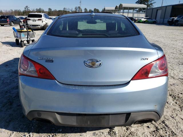 KMHHT6KD7BU063410 - 2011 HYUNDAI GENESIS CO 2.0T BLUE photo 6