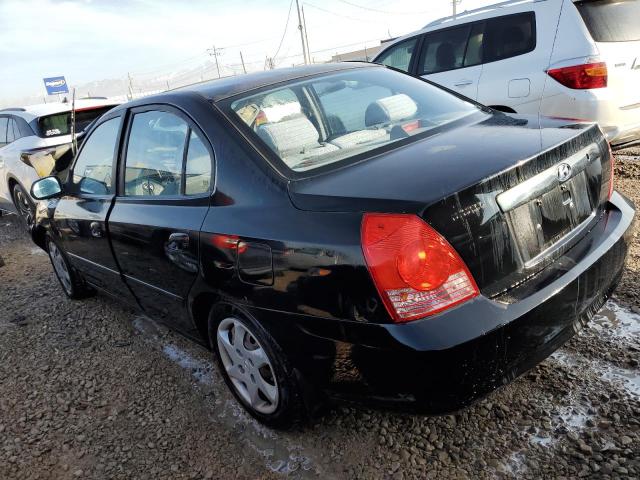 KMHDN46D26U222749 - 2006 HYUNDAI ELANTRA GLS BLACK photo 2