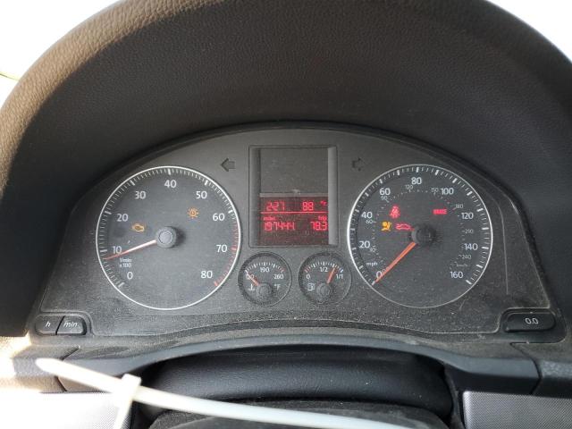 3VWJM71K48M189517 - 2008 VOLKSWAGEN JETTA S Սև լուսանկար 9