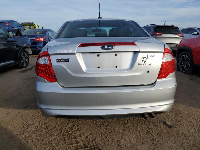 3FAHP0HA8BR137983 - 2011 FORD FUSION SE SILVER photo 6