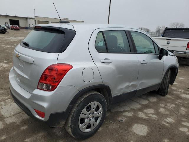 KL7CJKSB1HB071113 - 2017 CHEVROLET TRAX LS SILVER photo 3