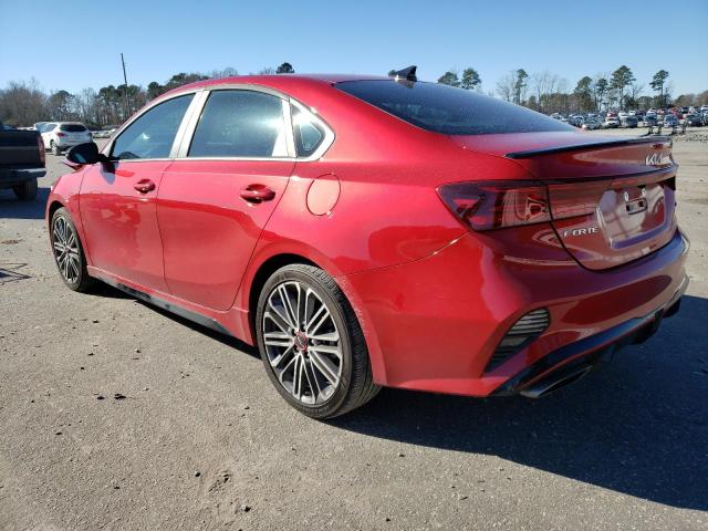 3KPF44AC1NE475704 - 2022 KIA FORTE GT RED photo 2