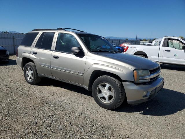 1GNDS13S922163470 - 2002 CHEVROLET TRAILBLAZE GRAY photo 4
