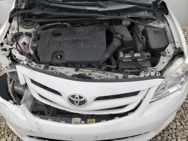 JTDBU4EE3DJ115619 - 2013 TOYOTA COROLLA BASE WHITE photo 11