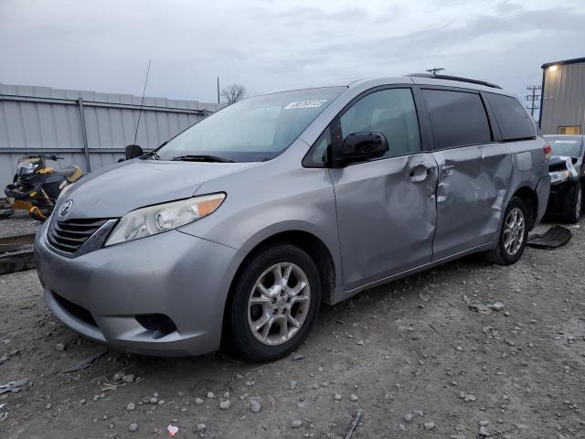 5TDKK3DC6BS013733 - 2011 TOYOTA SIENNA LE SILVER photo 1