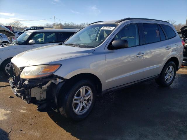 5NMSGDAB7AH344888 - 2010 HYUNDAI SANTA FE GLS SILVER photo 1