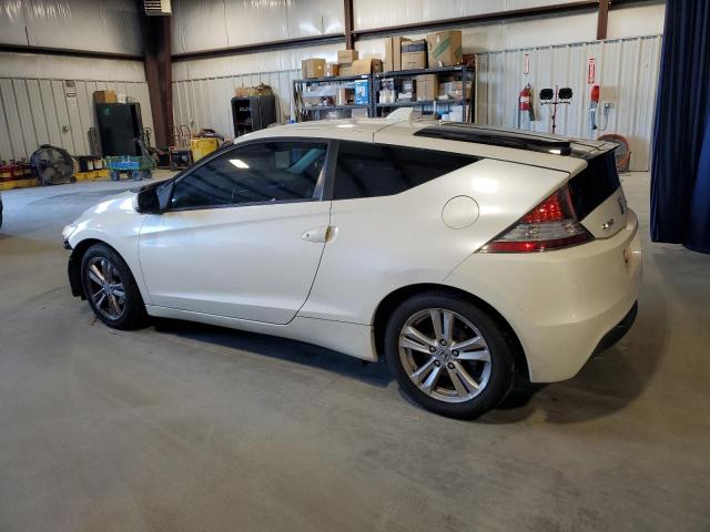 JHMZF1D62CS001510 - 2012 HONDA CR-Z EX WHITE photo 2