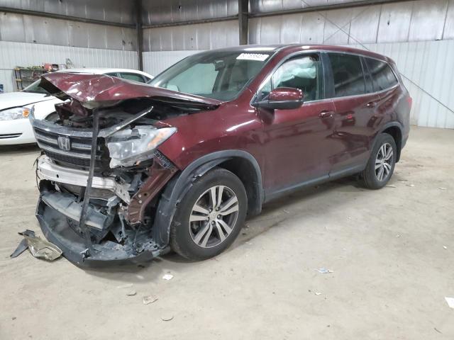 5FNYF6H61JB068789 - 2018 HONDA PILOT EXL BURGUNDY photo 1