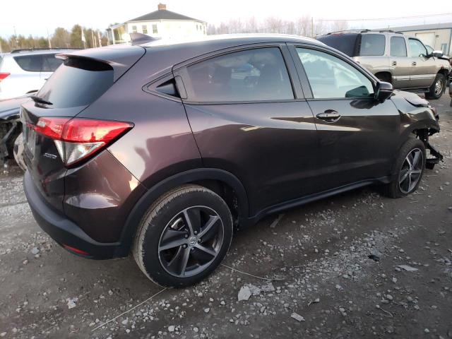 3CZRU6H74MM724948 - 2021 HONDA HR-V EXL BROWN photo 3