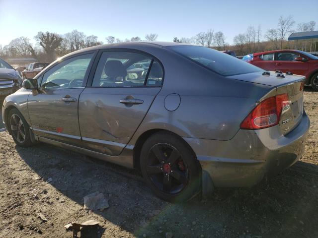 1HGFA16846L125957 - 2006 HONDA CIVIC EX GRAY photo 2