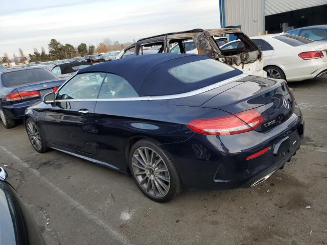 WDDWK4JB8JF706293 - 2018 MERCEDES-BENZ C 300 BLUE photo 2