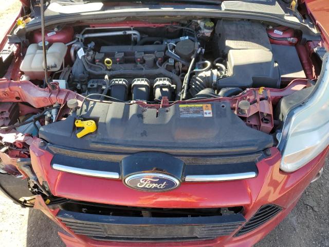 1FAHP3H26CL476882 - 2012 FORD FOCUS SEL RED photo 11