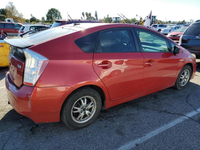 JTDKN3DU7A1235919 - 2010 TOYOTA PRIUS RED photo 3