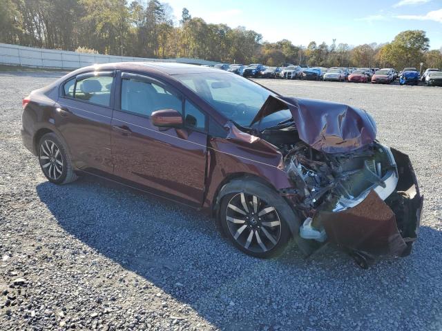 19XFB2F96FE007007 - 2015 HONDA CIVIC EXL 勃艮第红 照片 4