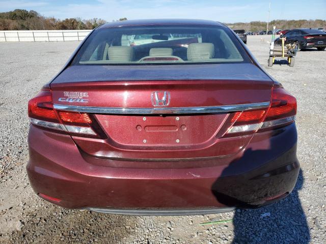 19XFB2F96FE007007 - 2015 HONDA CIVIC EXL 勃艮第红 照片 6