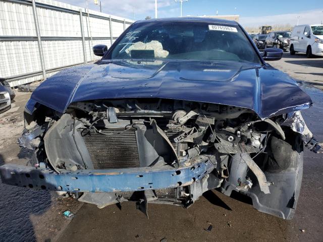 2C3CDXBG3DH663847 - 2013 DODGE CHARGER SE BLUE photo 5