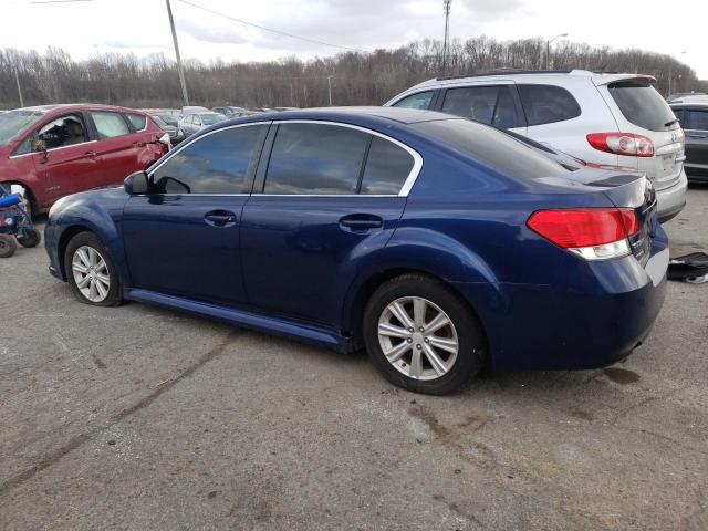 4S3BMAG66A1222695 - 2010 SUBARU LEGACY 2.5I PREMIUM BLUE photo 2