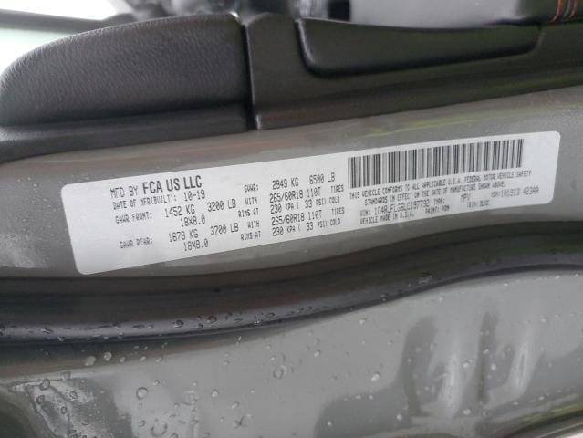 1C4RJFLG6LC197792 - 2020 JEEP GRAND CHER TRAILHAWK 石墨色 照片 12