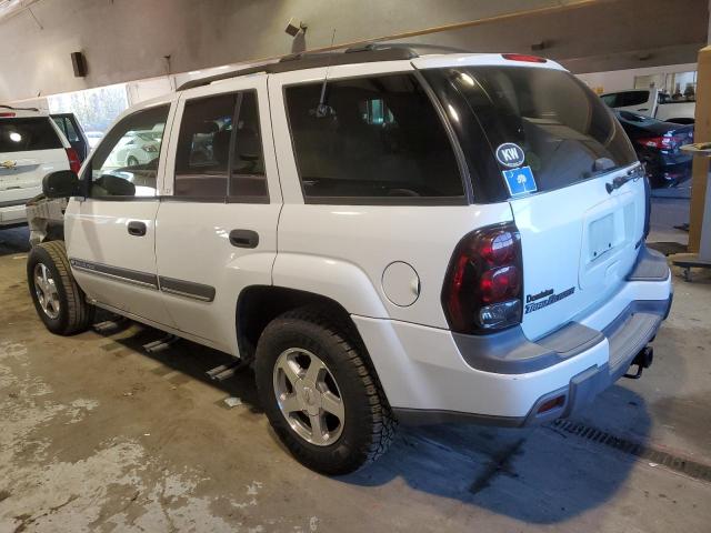 1GNDT13S022292906 - 2002 CHEVROLET TRAILBLAZE WHITE photo 2