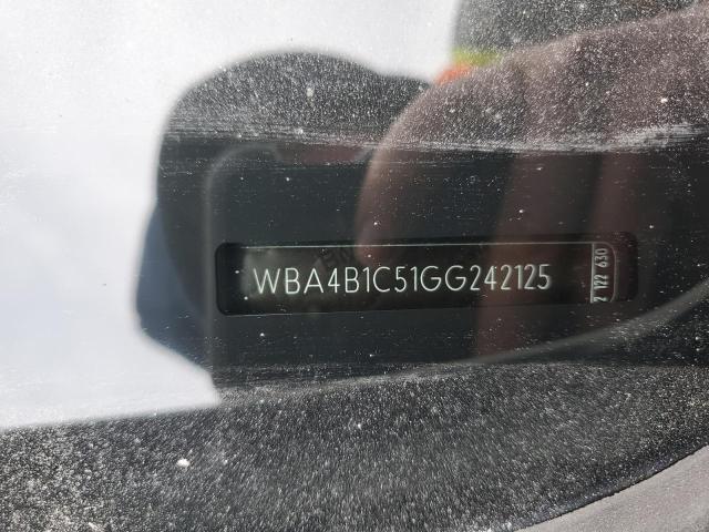 WBA4B1C51GG242125 - 2016 BMW 435 I GRAN COUPE WHITE photo 13