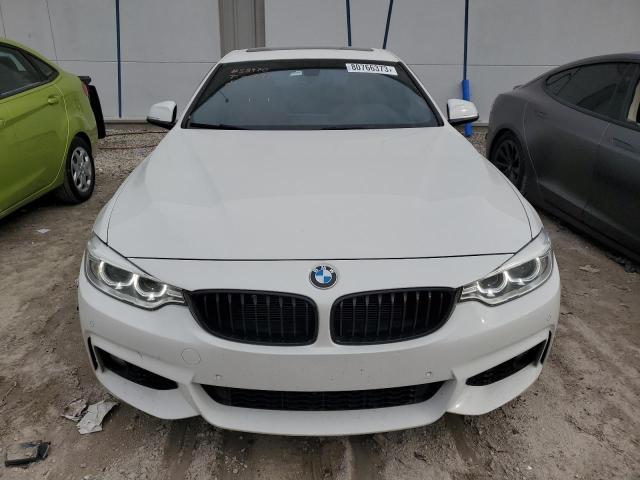 WBA4B1C51GG242125 - 2016 BMW 435 I GRAN COUPE WHITE photo 5