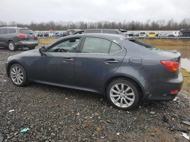 JTHCK262575009817 - 2007 LEXUS IS 250 GRAY photo 2