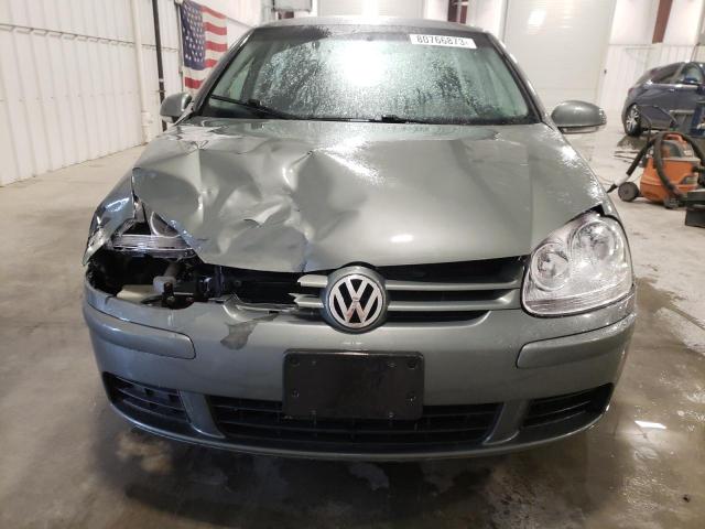 WVWDR71K67W054720 - 2007 VOLKSWAGEN RABBIT GRAY photo 5