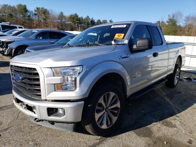 1FTEX1EP6HFC28025 - 2017 FORD F150 SUPER CAB SILVER photo 1