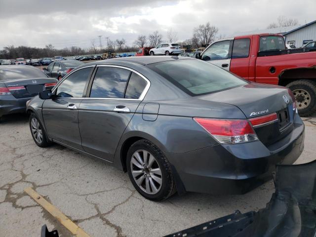 1HGCP2F85BA070982 - 2011 HONDA ACCORD EXL GRAY photo 2