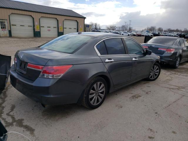 1HGCP2F85BA070982 - 2011 HONDA ACCORD EXL GRAY photo 3