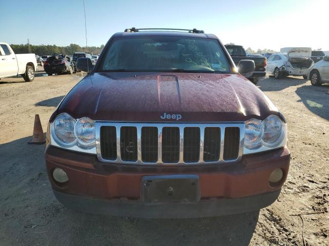 1J8HR48N97C640726 - 2007 JEEP GRAN CHER LAREDO MAROON photo 5