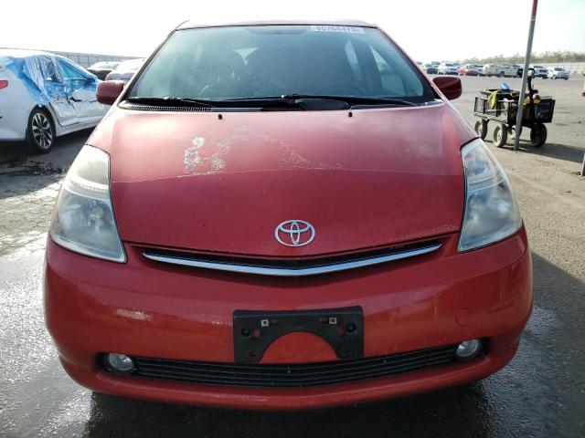 JTDKB20U683305630 - 2008 TOYOTA PRIUS RED photo 5