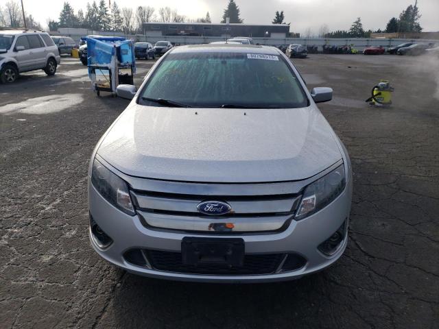 3FAHP0KC5BR212181 - 2011 FORD FUSION SPORT SILVER photo 5