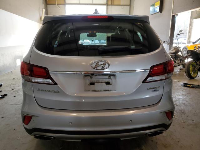 KM8SR4HF2HU168821 - 2017 HYUNDAI SANTA FE SE ULTIMATE SILVER photo 6