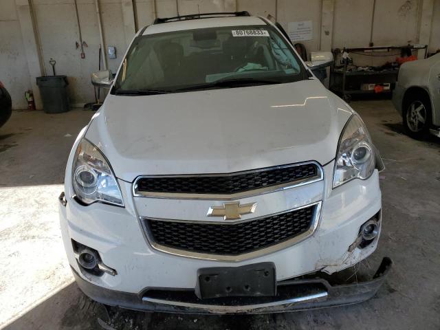 2GNALFEK0C1334036 - 2012 CHEVROLET EQUINOX LTZ WHITE photo 5