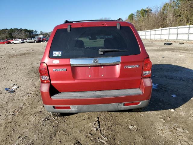 4F2CZ02Z48KM11836 - 2008 MAZDA TRIBUTE I BURGUNDY photo 6