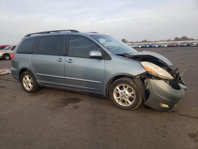 5TDZA22C76S406872 - 2006 TOYOTA SIENNA XLE BLUE photo 4