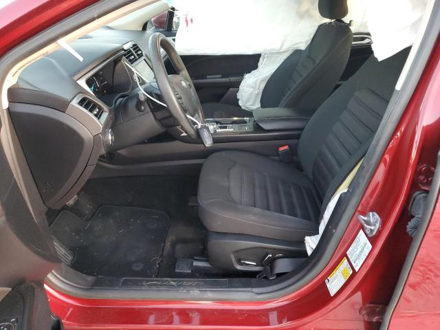 3FA6P0HD3JR228742 - 2018 FORD FUSION SE RED photo 7