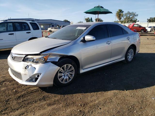 4T4BF1FK6ER392375 - 2014 TOYOTA CAMRY L SILVER photo 1