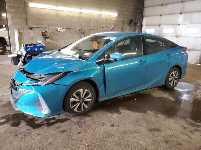 JTDKARFP8J3098595 - 2018 TOYOTA PRIUS PRIM TURQUOISE photo 1