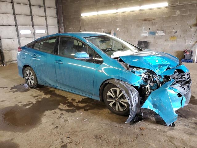 JTDKARFP8J3098595 - 2018 TOYOTA PRIUS PRIM 青绿色 照片 4